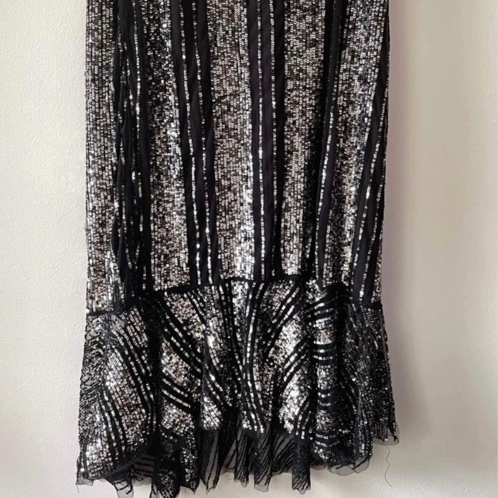 New Zara sequin midi skirt, size S